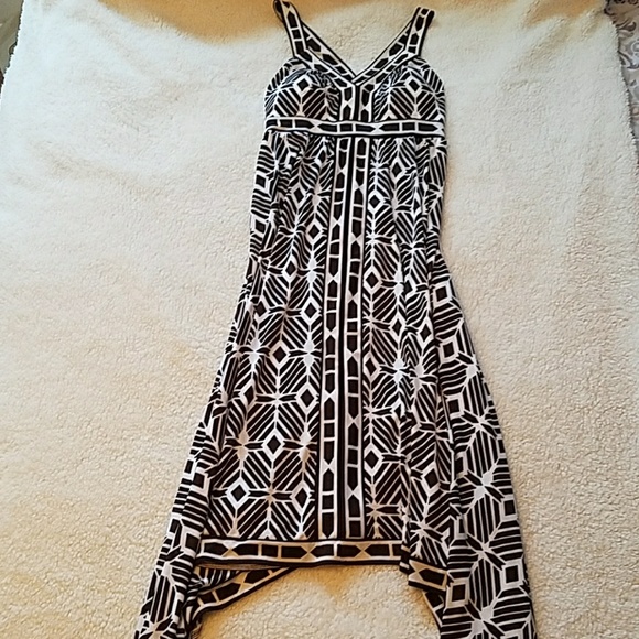 Handkerchief Hem Maxi Dress